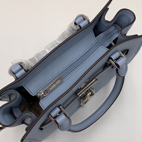 Michael Kors Hamilton Small Satchel Shoulder Crossbody Bag COLOR: Pale Blue
NWT - Picture 9 of 16